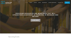 Desktop Screenshot of mathewhalepubliclibrary.com